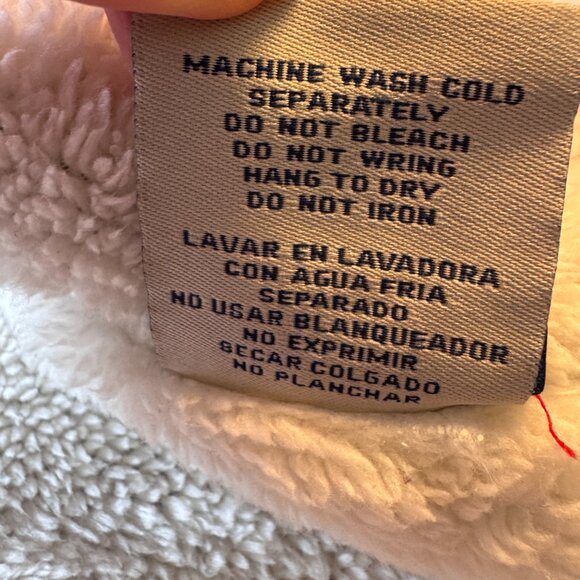 Boston Traders Hooded Flannel Shacket XL Buffalo Plaid Sherpa Lined Pockets - Picture 11 of 11